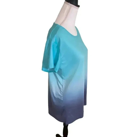 Gradient cotton/poly blend tee shirt, size M EUC - Picture 2 of 7